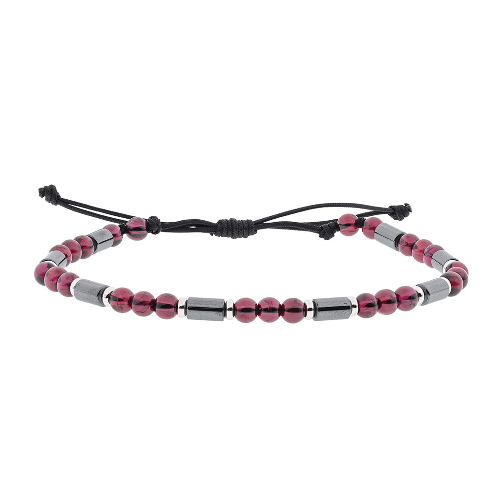 Bracciale Tubes 03 - Rodolite