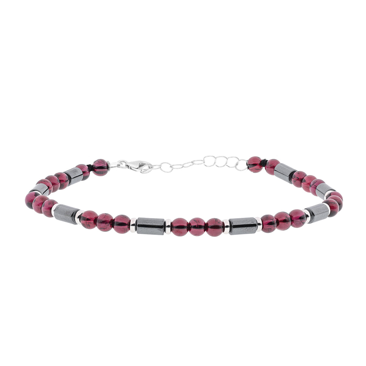 Bracciale Tubes 03 - Rodolite