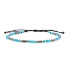 Bracciale Tubes 07 - Pasta di turchese