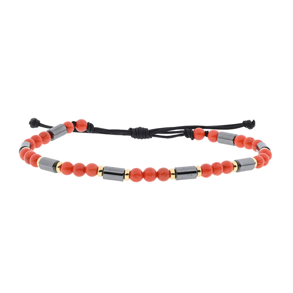 Bracciale Tubes 08 - Corallo