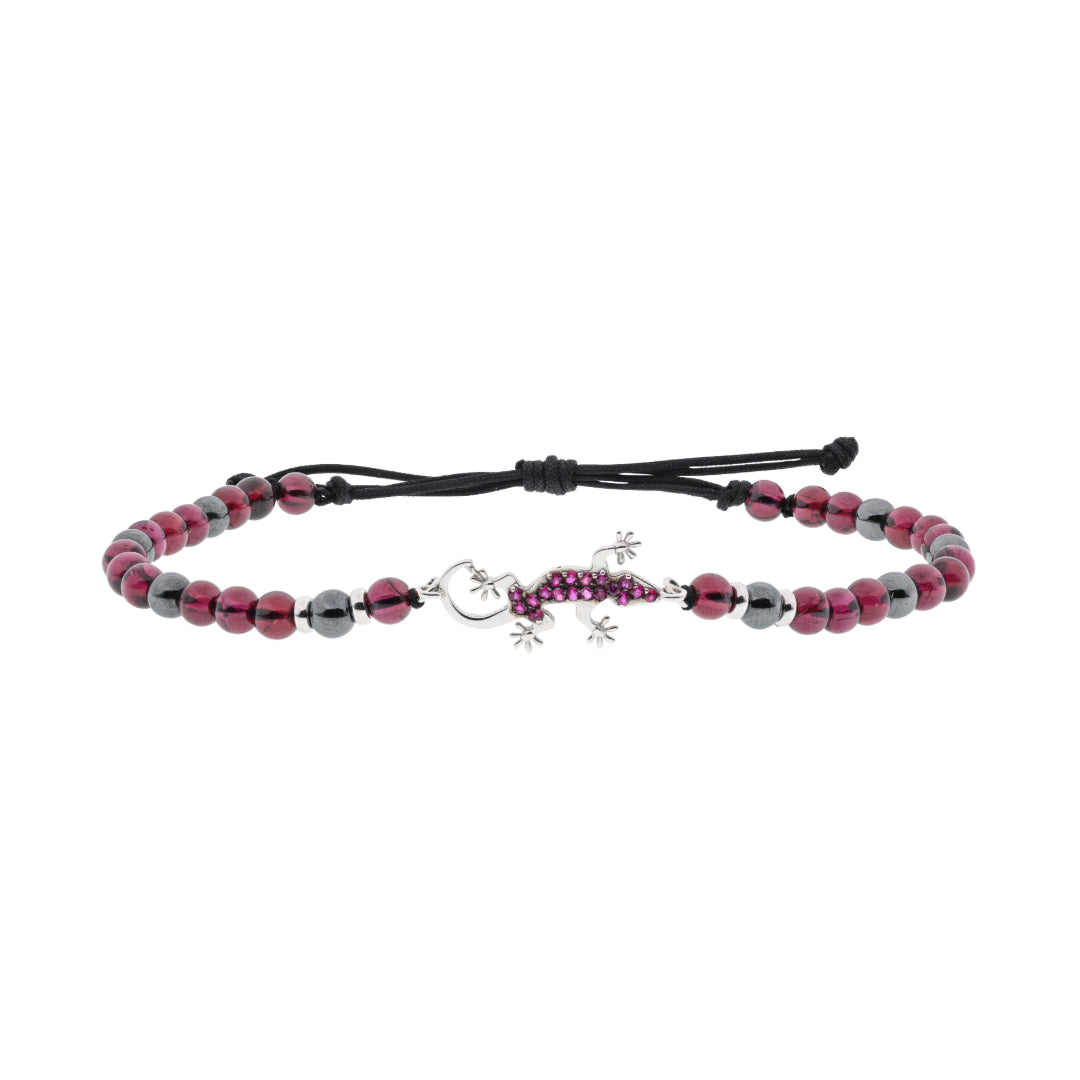 · Bracciale Geko · rubini