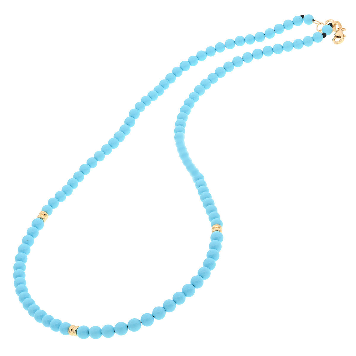 Collana Basic 07cop - Pasta di turchese