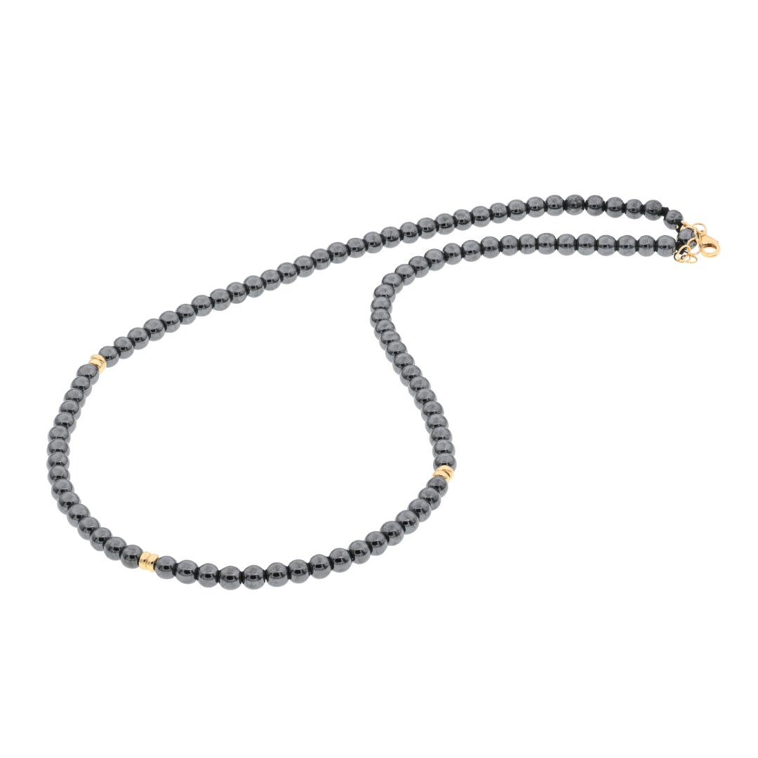 Basic Necklace 05cop - Hematite