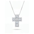 · Collana Croce in Oro e Diamanti ·