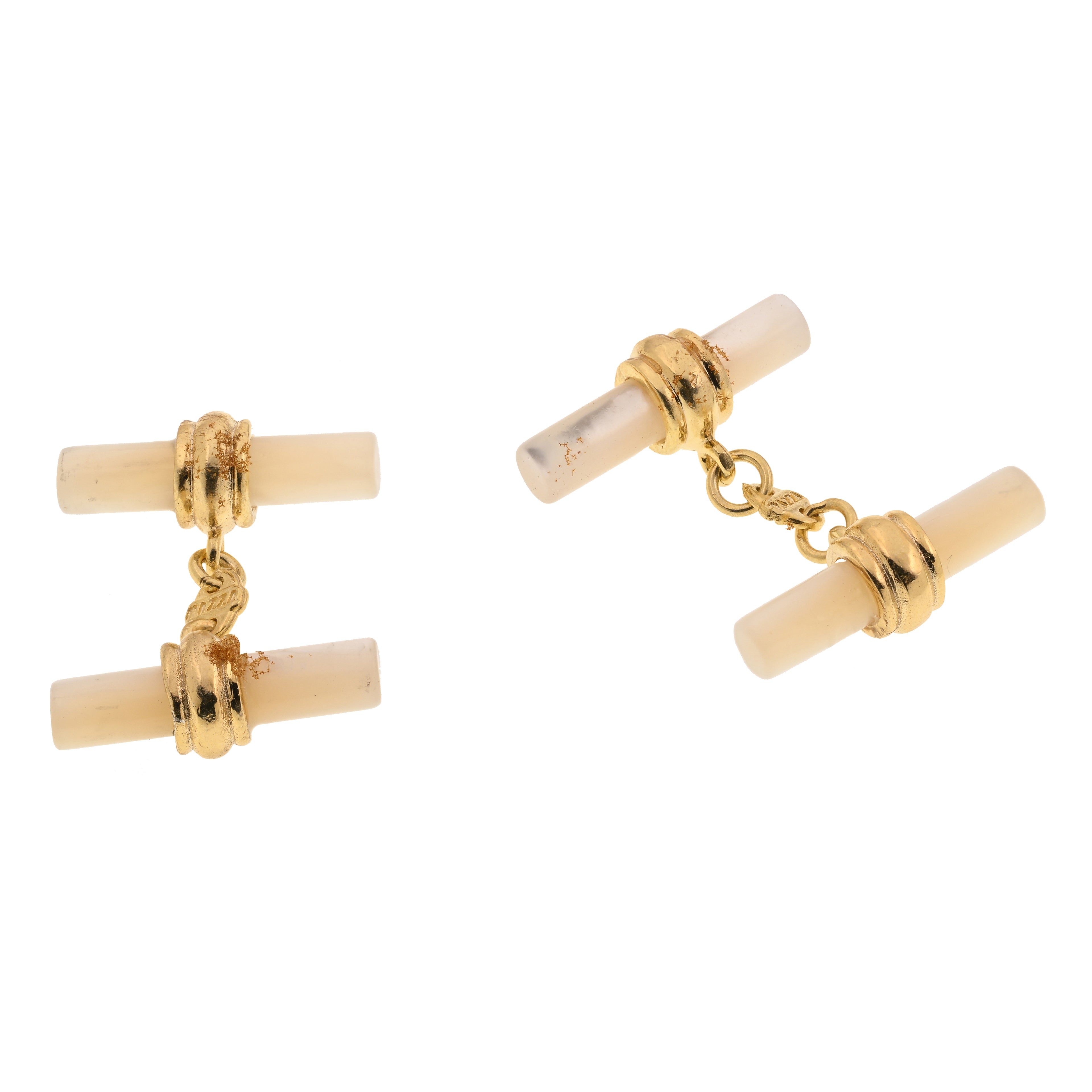 Gemelli in argento 925 e madreperla