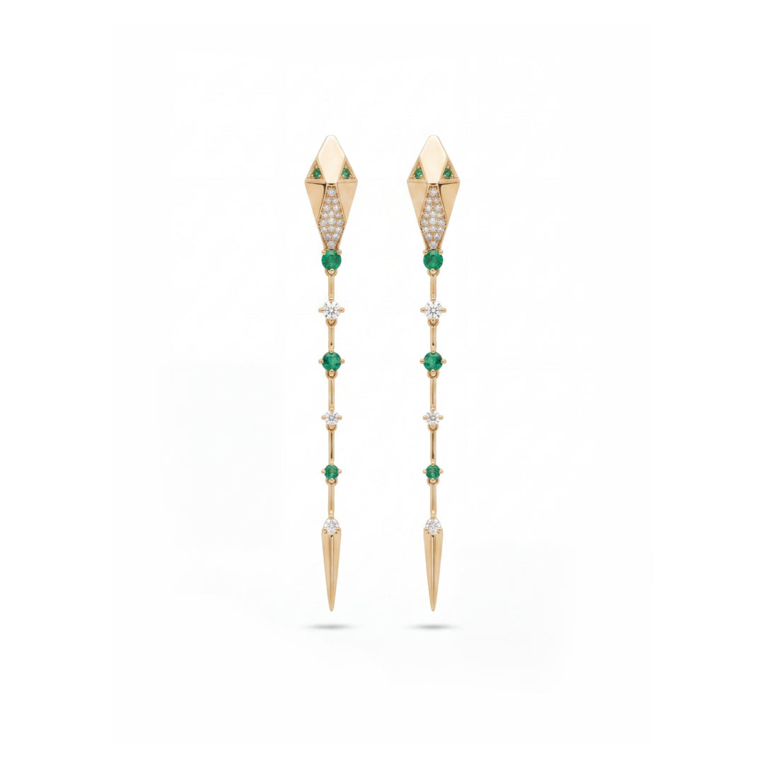 · Orecchini Serpente in Oro e Diamanti ·