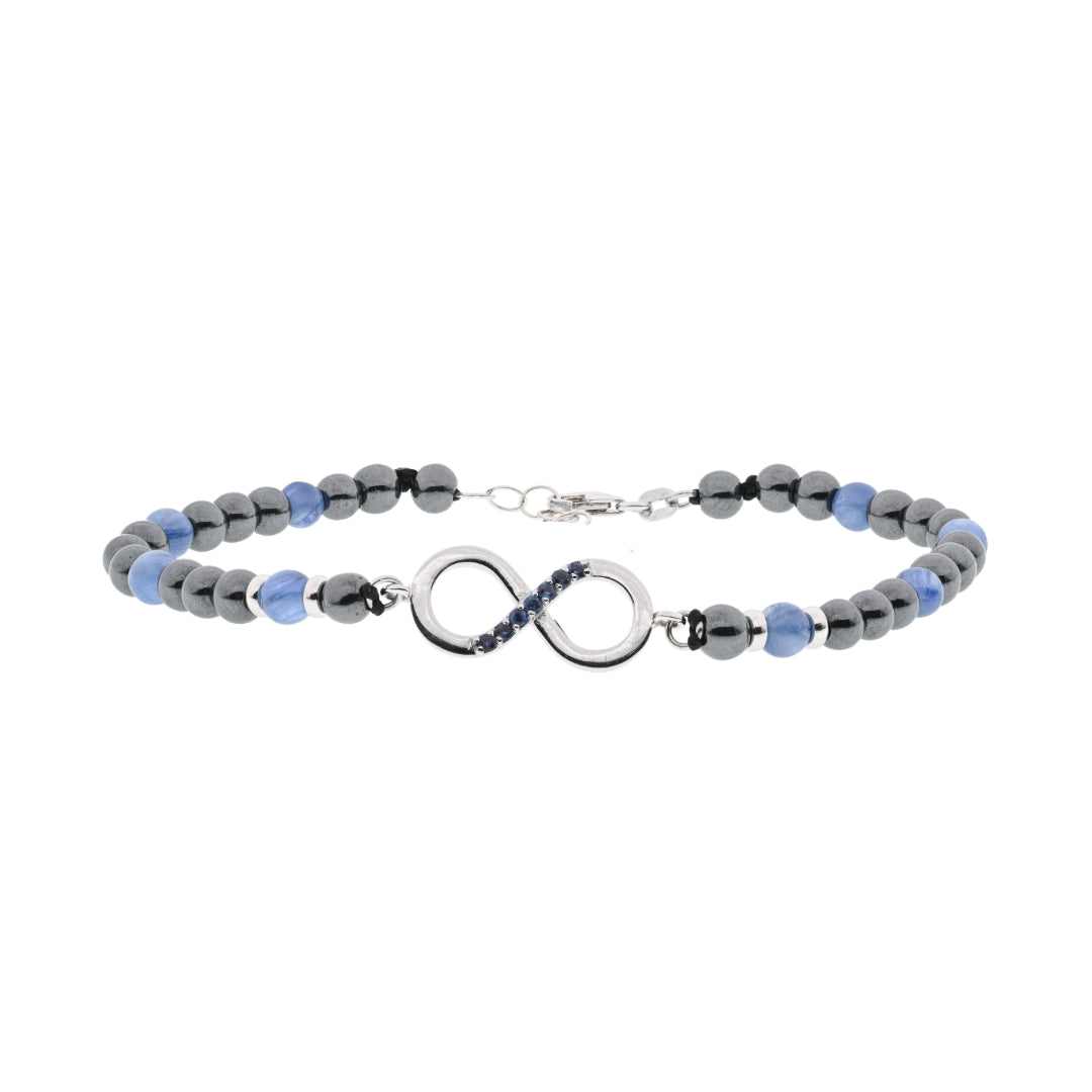 · Bracciale Infinity · zaffiri