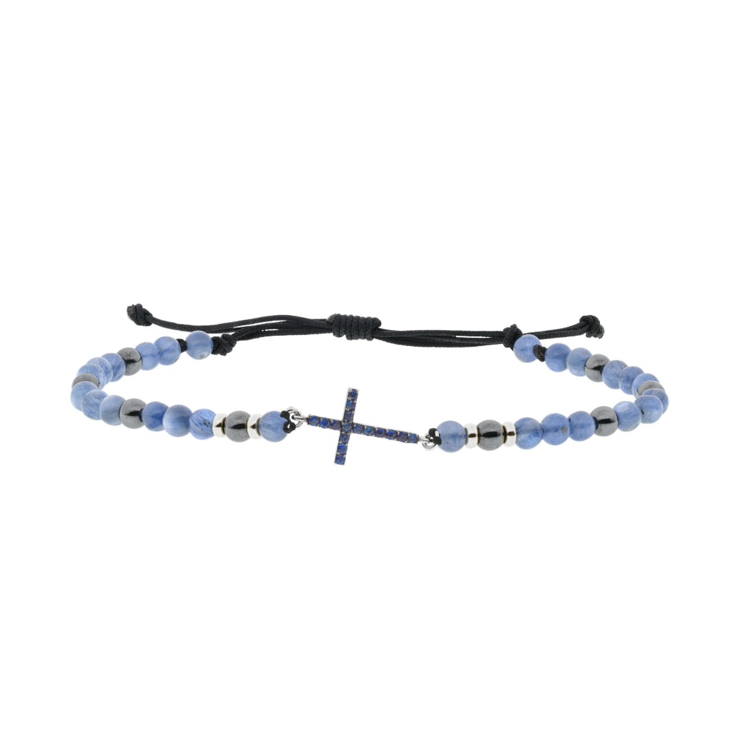 · Bracciale Cross · zaffiri