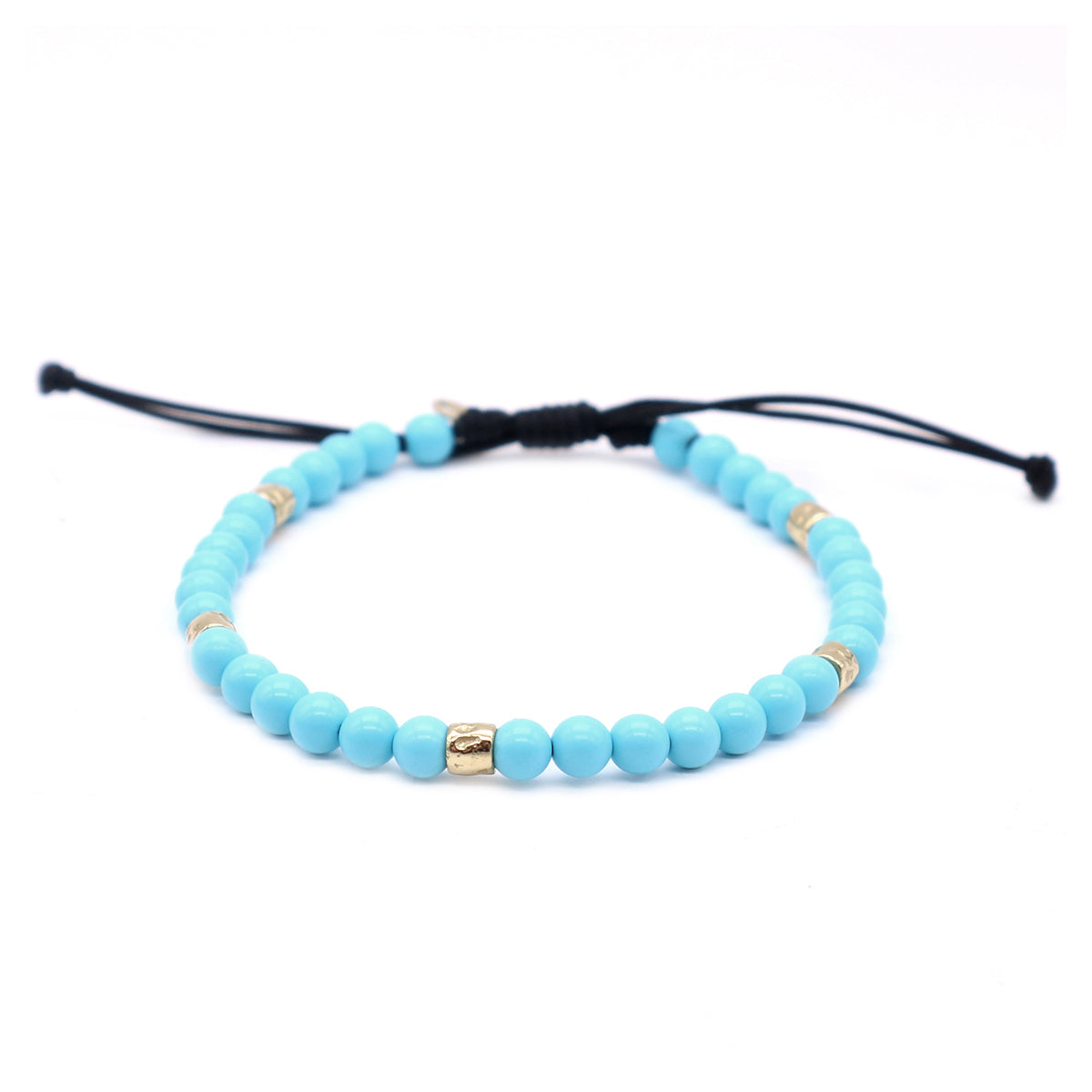 Bracciale Basic 07 - Pasta di turchese