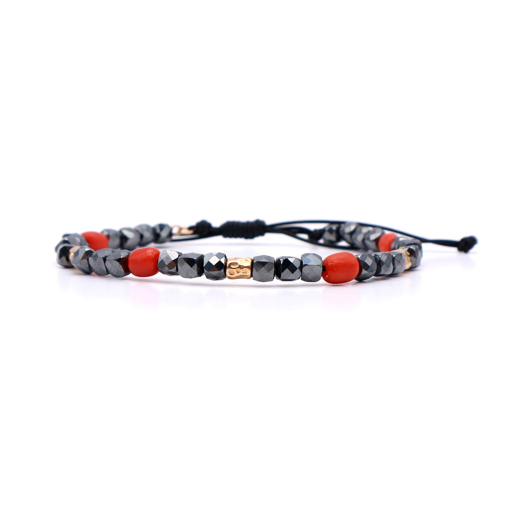 Bracciale Kube Basic 3+coral