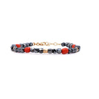 Bracciale Kube Basic 3+coral