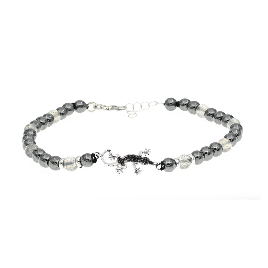 · Bracciale Geko · diamanti neri