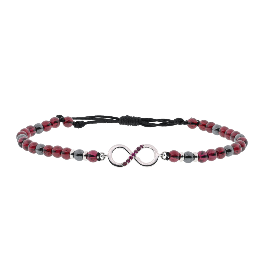 · Bracciale Infinity · rubini