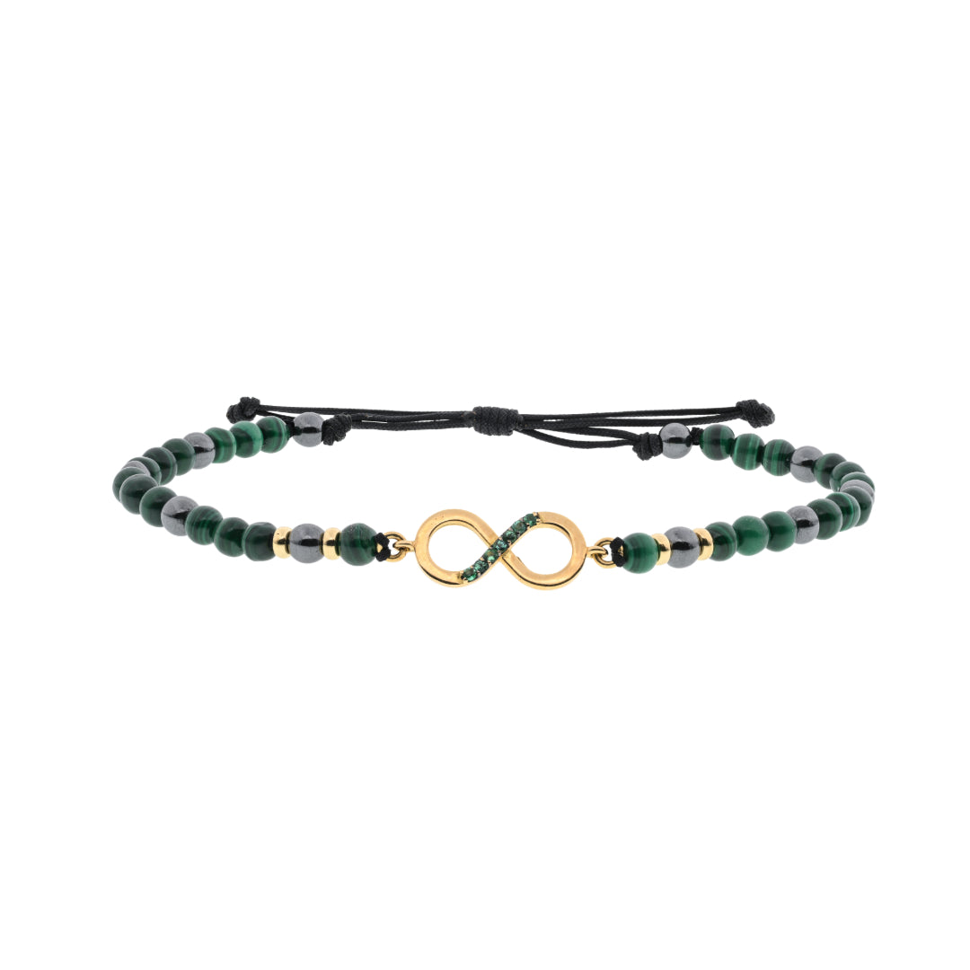 · Bracciale Infinity · smeraldi
